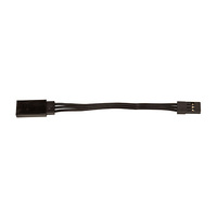 75mm Servo Wire Extension, black (2.95 in)