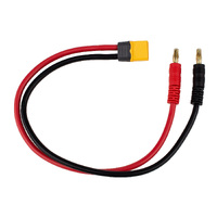 XT60 350mm Charge Lead, 4mm