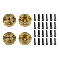 FT Enduro Beadlock Hex Adapters, brass