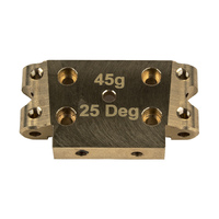 DR10 FT Brass Front Bulkhead, 25 deg