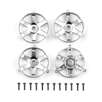 DC10 FT Adjustable Wheel Face Plates, silver