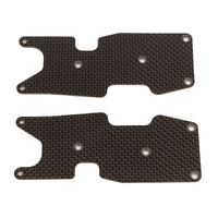 RC8T3.2 FT Rear Suspension Arm Inserts, 1.2mm, carbon fiber