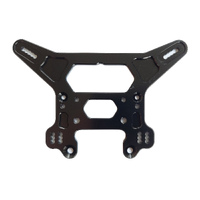 RC8T3.2 Rear Shock Tower, black aluminum