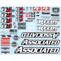 RC8B4 Decal Sheet