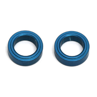 Rear Axle Spacers, narrow, blue aluminum