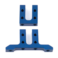 RC10F6 FT Forward Servo Mount, blue aluminum