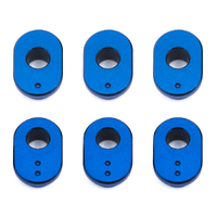 #### RC10F6 FT Caster Bushings, blue aluminum