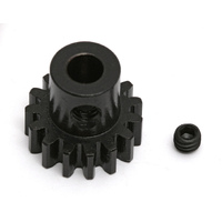 Steel Pinion Gear, 15T, Mod 1, 5 mm shaft