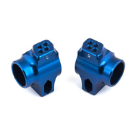 RC10B6 FT Blue Aluminum Rear Hubs