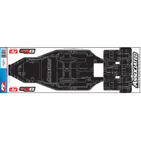 RC10B6.3/B6.2 FT Chassis Protective Sheet, printed