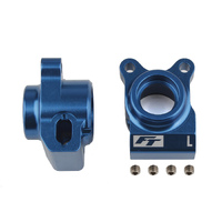 RC10B6.2 FT Rear Hubs, blue aluminum