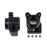 RC10B6.2 FT Rear Hubs, black aluminum