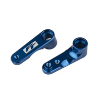 RC10B6.4 FT Steering Bellcranks, blue aluminum