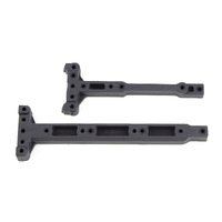 RC10B74 FT Chassis Braces, carbon