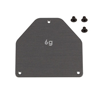 FT Aluminum Servo Weight Plate, 6g