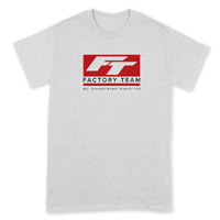 Factory Team Logo T-shirt, white, XL