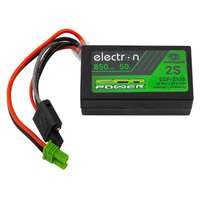 EcoPower "Electron" 2S 50C Intelligent LiPo Battery w/EC2 Connector