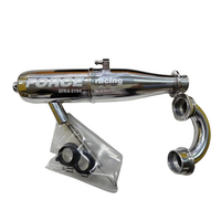 FORCE 1/8 MUFFLER SET 21-18 EFRA LEGAL 2194