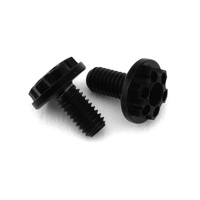 JConcepts - Titanium, Finnisher 3x6mm motor screws, black - 2pc