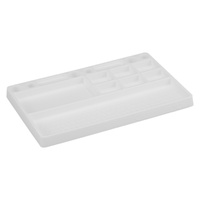 JConcepts parts tray, rubber material - white