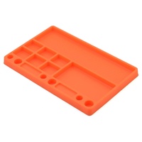 JConcepts parts tray, rubber material - orange