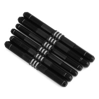 JConcepts - D819 , E819 Fin Titanium turnbuckle kit, stealth black - 6pc.