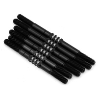 JConcepts - XRAY XB4 2024 Fin Titanium turnbuckle set, 6pc. - Stealth Black