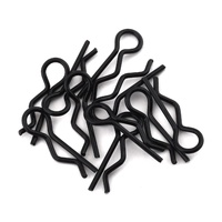 JConcepts - compact / angled body clips, black, 10pc