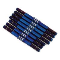 JConcepts - TLR, 22X-4 3.5mm Fin turnbuckle kit - burnt blue, 7pc.