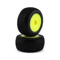 Sprinter - green compound - pre-mounted, yellow wheels (Fits - Losi Mini-T 2.0)