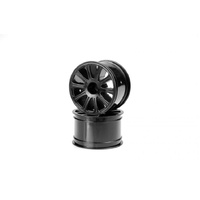 Rulux - 1/16th E-Revo wheel - 2.2" - (black) - 2pc. 