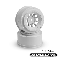 Hazard - Slash rear, Slash 4x4 F&R wheel - (white) - 2pc.