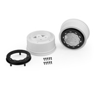 Tremor, Slash rear, Slash 4x4 F&R wheel - white wheel / black beadlock - 2pc.