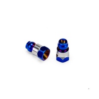 JConcepts - RC10B7 Fin titanium rear stand-off, (burnt blue) - 10mm