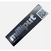 MILLIPUT METALLIC 2-PART EPOXY PUTTY, 10pcs per Box.