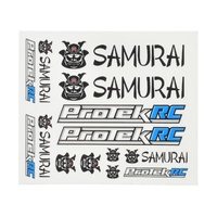 ProTek RC Samurai Sticker Sheet