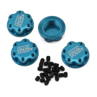 ProTek RC 17mm Captured & Knurled Magnetic Wheel Nuts (4) (Blue)