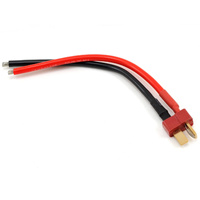 ProTek RC T-Style Ultra Plug Male Device Pigtail (10cm, 14awg wire) (1)