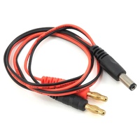 ProTek RC Transmitter Charge Lead (DC Plug to 4mm Banana Plugs)