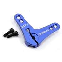 ProTek RC Aluminum L-Shaped Clamping Servo Horn (Blue) (25T)