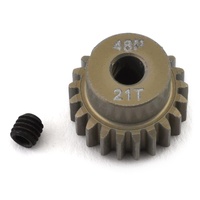 ProTek RC 48P Lightweight Hard Anodized Aluminum Pinion Gear (3.17mm Bore) (21T)