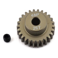 ProTek RC 48P Lightweight Hard Anodized Aluminum Pinion Gear (3.17mm Bore) (26T)