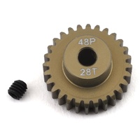 ProTek RC 48P Lightweight Hard Anodized Aluminum Pinion Gear (3.17mm Bore) (28T)