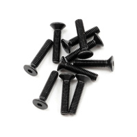 ProTek RC 2.5x12mm "High Strength" Flat Head Screws (10)