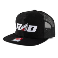 UpGrade RC RAD Flat Bill Trucker Hat (Black) (One Size Fits Most)