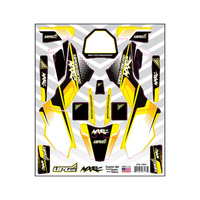 Graphic Set for Losi Promoto MX (Exude) (Yellow)