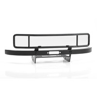 Ranch Steel Front Winch Bumper for Axial 1/10 SCX10 II UMG10 (Black)