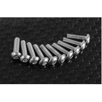 Button Head Cap Screws M2.5 x 8mm (10)