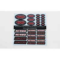 RC4WD Small Decal Sheet