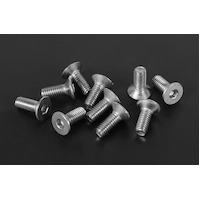 Flat Head Socket Cap Screw M3 x 8mm (10)